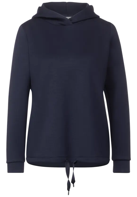 Cupro Sweatshirt - deep blue