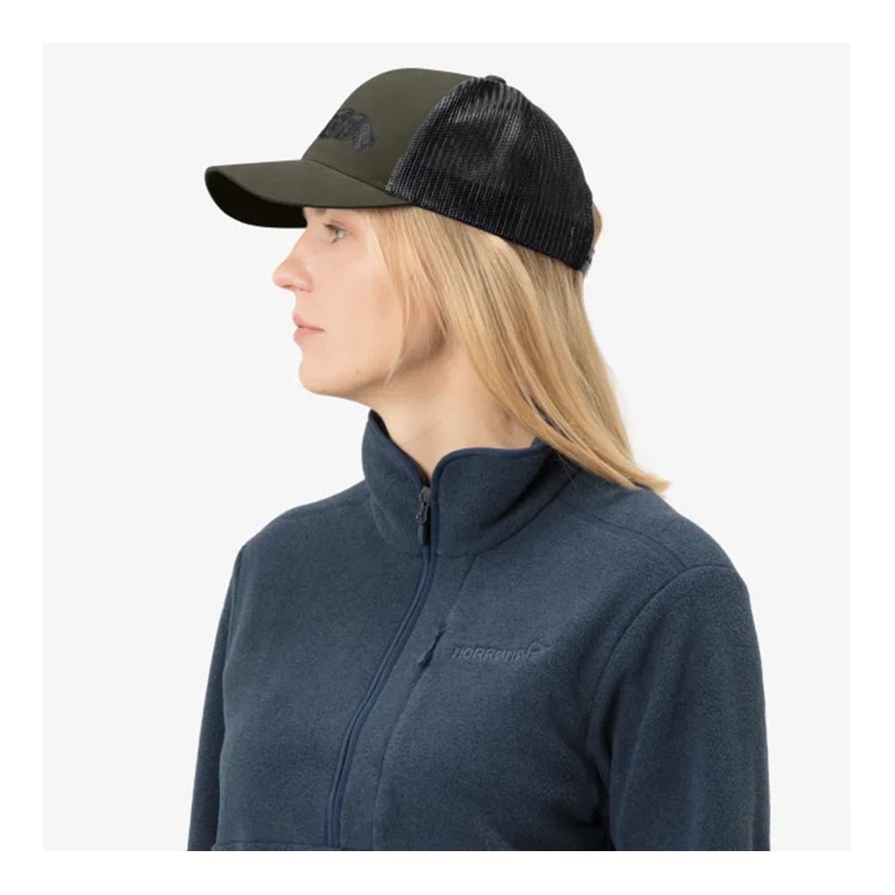 Norrona/29 - Casquette olive night/caviar