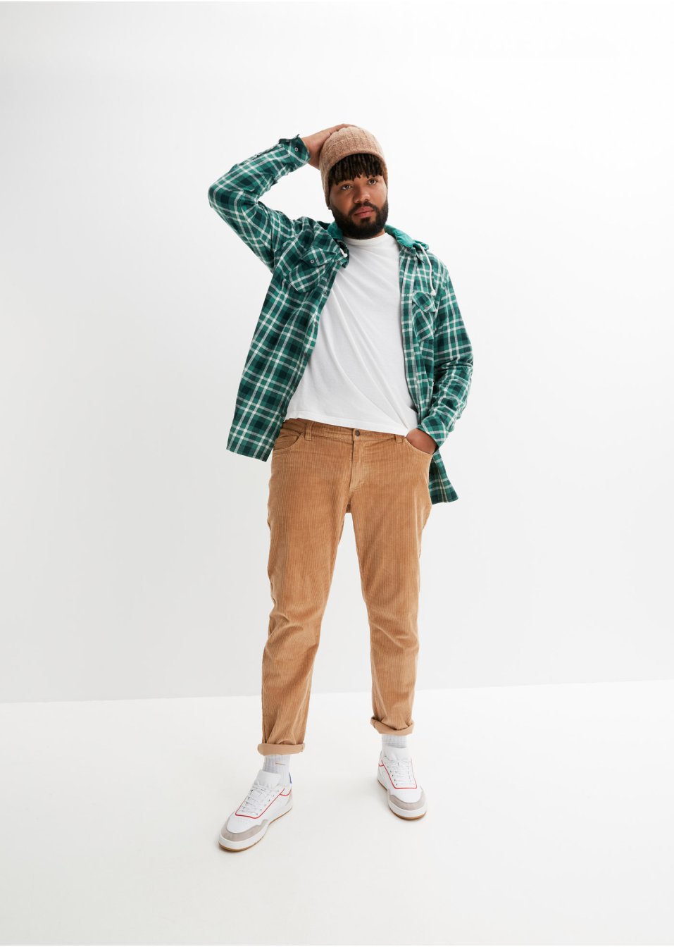 Chemise manches longues en flanelle avec capuche sweat amovible