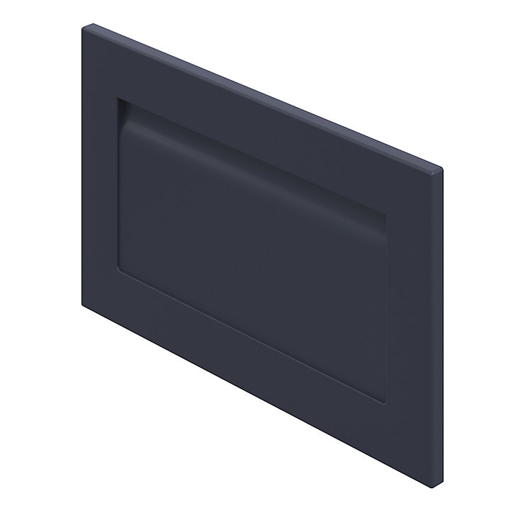 Façade de cuisine sous-hotte / casserolier Garcinia bleu mat l. 60 cm GoodHome