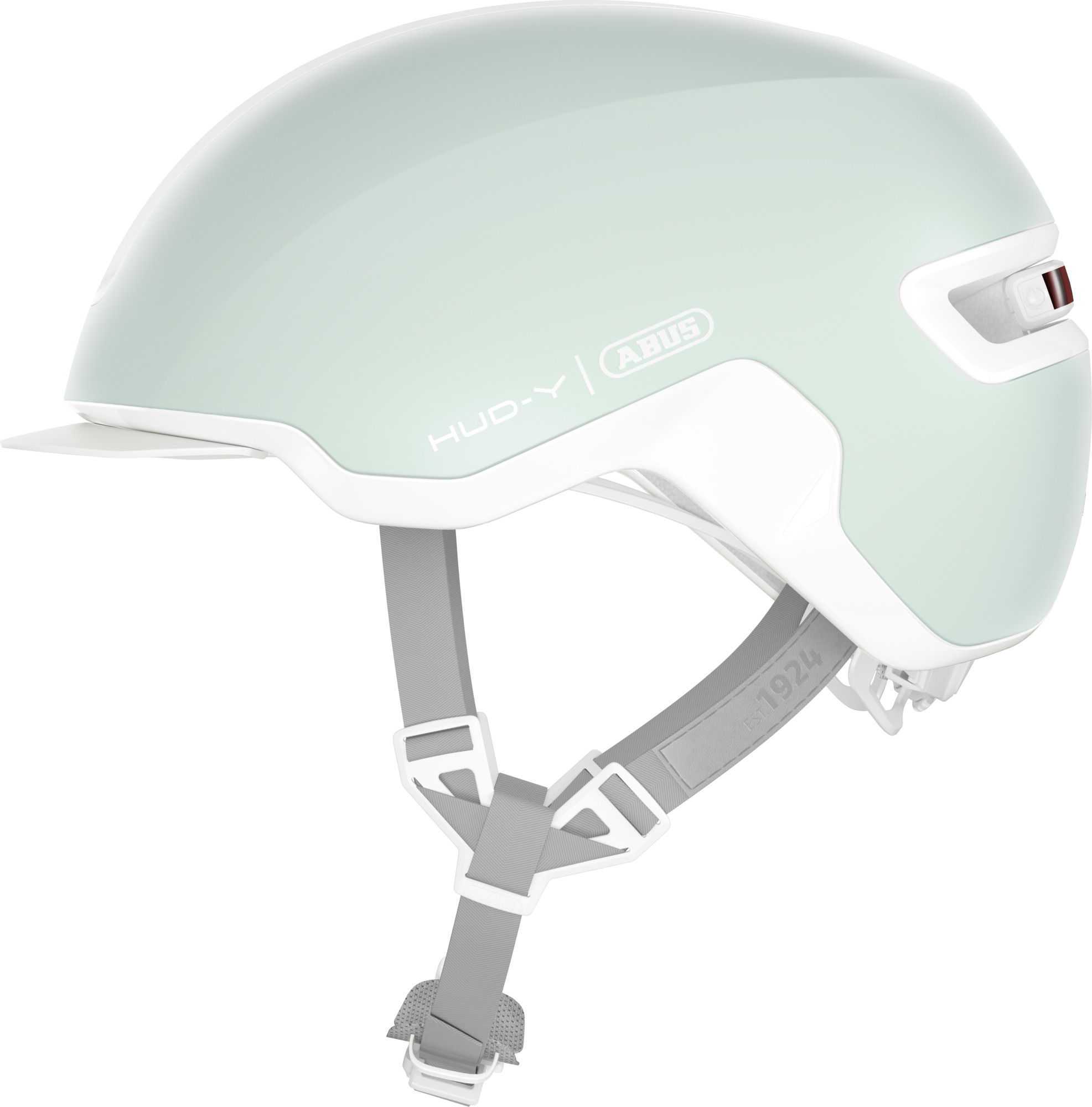 ABUS HUD-Y cykelhjelm LED Pure Mint