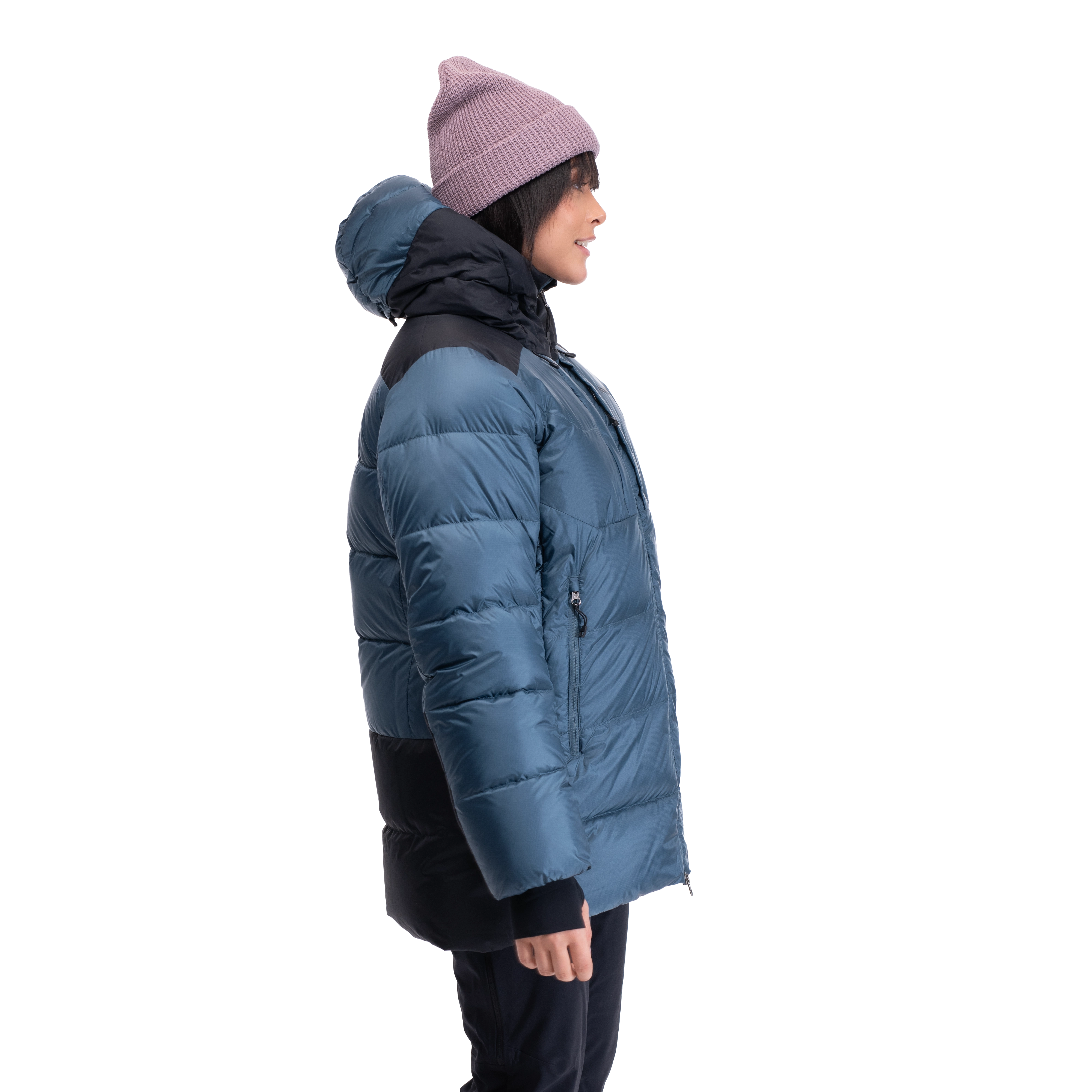 Magma Extreme Down Jacket w/Hood Unisex Orion Blue / Black