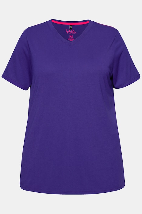 Funktionsshirt, antibakteriell, V-Ausschnitt, Halbarm