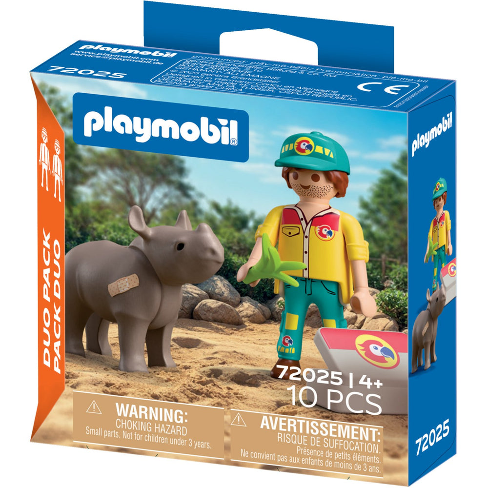 Køb Playmobil® DuoPack Ranger With Rhino