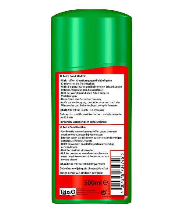 Tetra Pond MediFin, Arzneimittel