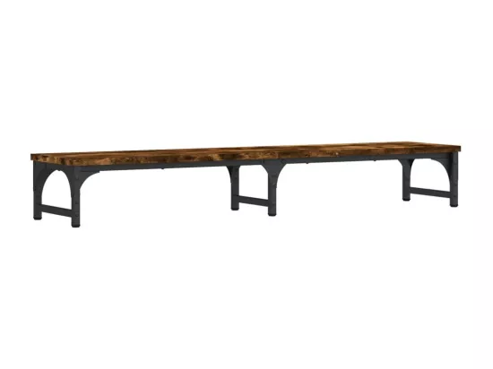 Support de moniteur chêne fumé 105x23x15,5 cm bois d'ingénierie