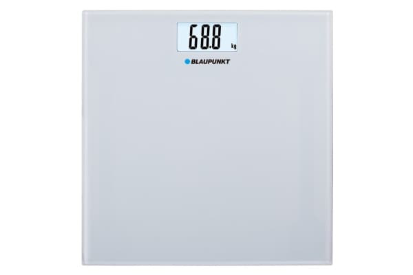 Blaupunkt BSP301, Elektronisk personvekt, 150 kg, 100 g, Hvit, kg, firkant