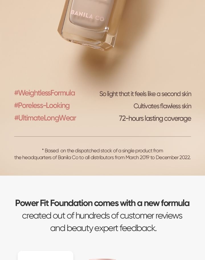 BANILA CO - Covericious Power Fit Foundation - 6 kleuren