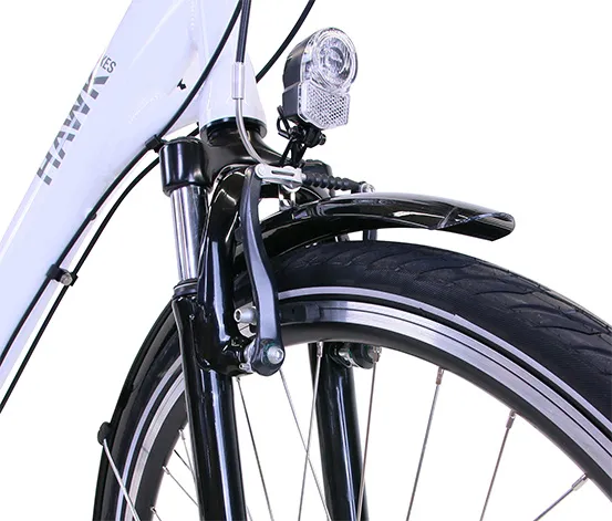 HAWK Bikes Fahrrad »City Wave Deluxe Plus«, weiß, 26 Zoll, 44-cm-Rahmen