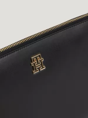 Clutch com placa de monograma TH