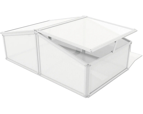 Kweekkas Vitavia Gaia maat XS 60x100x26/39 cm aluminium