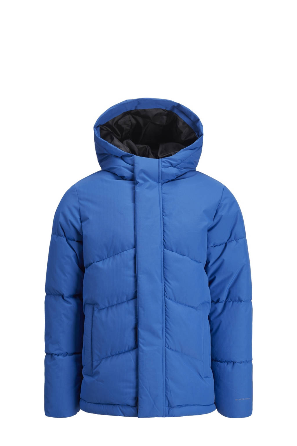 JACK & JONES gewatteerde winterjas JJWORLD helderblauw