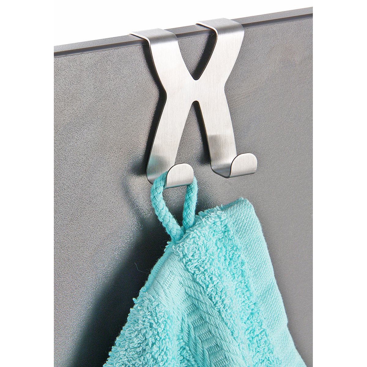 Crochet de porte inox Tecno Fackelmann