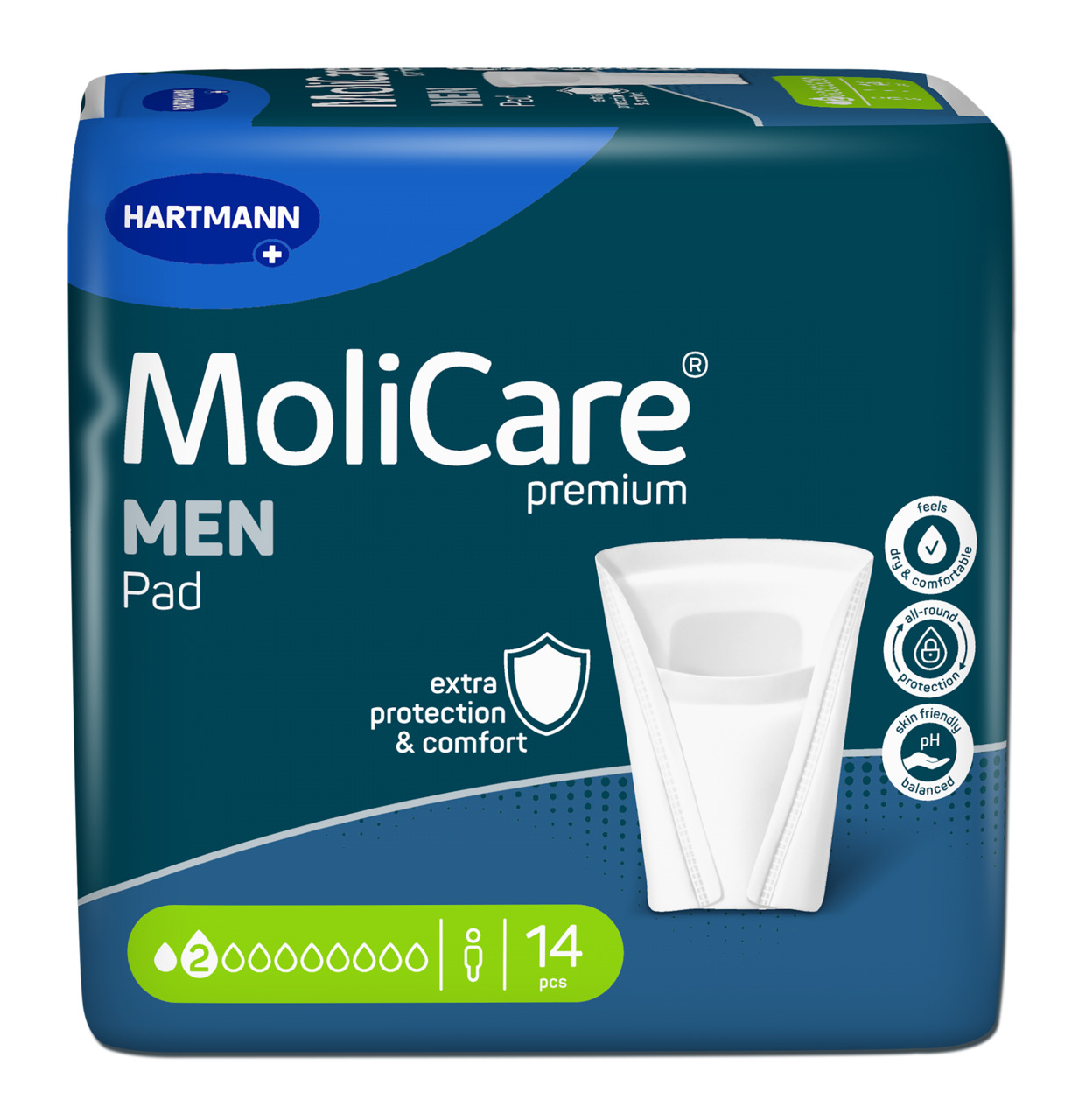 MOLICARE Premium Men Pad 2 Tropfen Btl 14 Stk