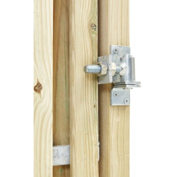 Tuinpoort hout beton schutting grenen hout rechts 110 cm