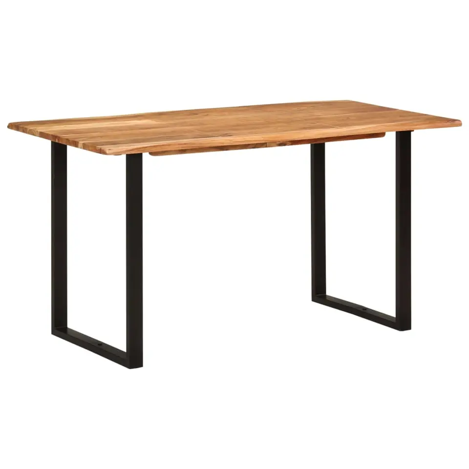 vidaXL - Eettafel - Bruin - Hout - 140 x 70 x 76 cm