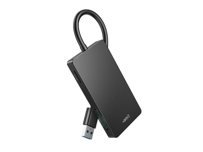 onit Card Reader Extern USB-A 3-in-1 Speicherkartenleser mit drei Slots