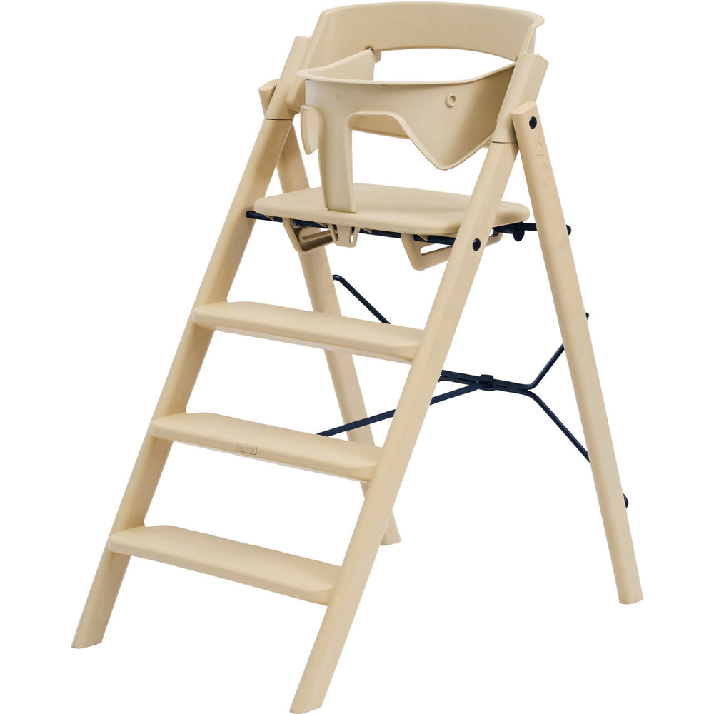 Køb KAOS Desert Sand Klapp Højstol Recycled Med KLAPP® Sikkerhedsbøjle Og Bakke Bundle