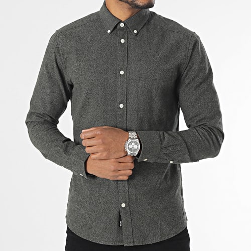 Chemise Manches Longues A Carreaux Niko 22019878 Vert Kaki