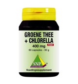 Snpgroene thee chlorella 400 mg puur (60 capsules)