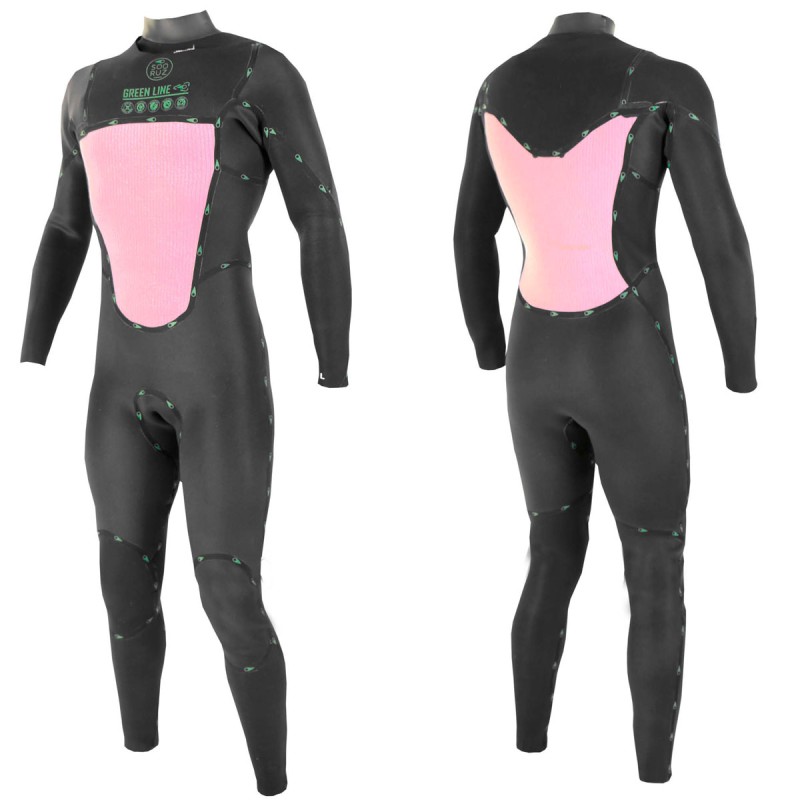 Combinaison Sooruz Fullsuit 3/2 CZ Green Line Bioprene 2020 - The Corner Shop