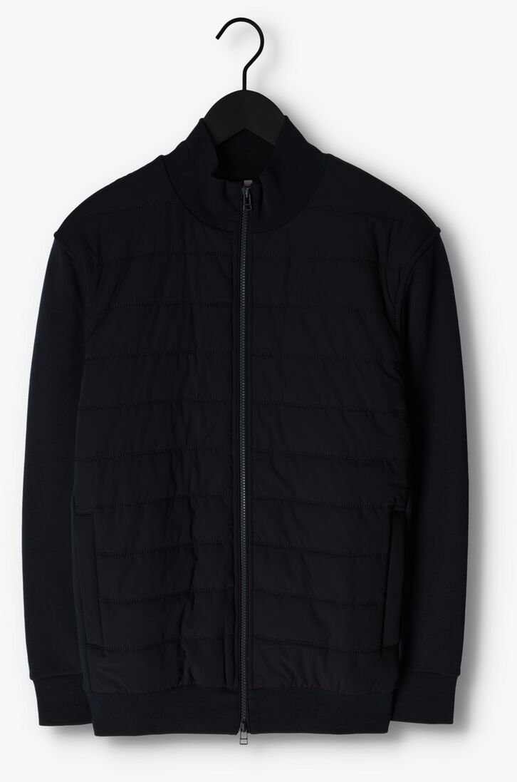 PROFUOMO donkerblauwe profuomo gewatteerde jas ppuj10048