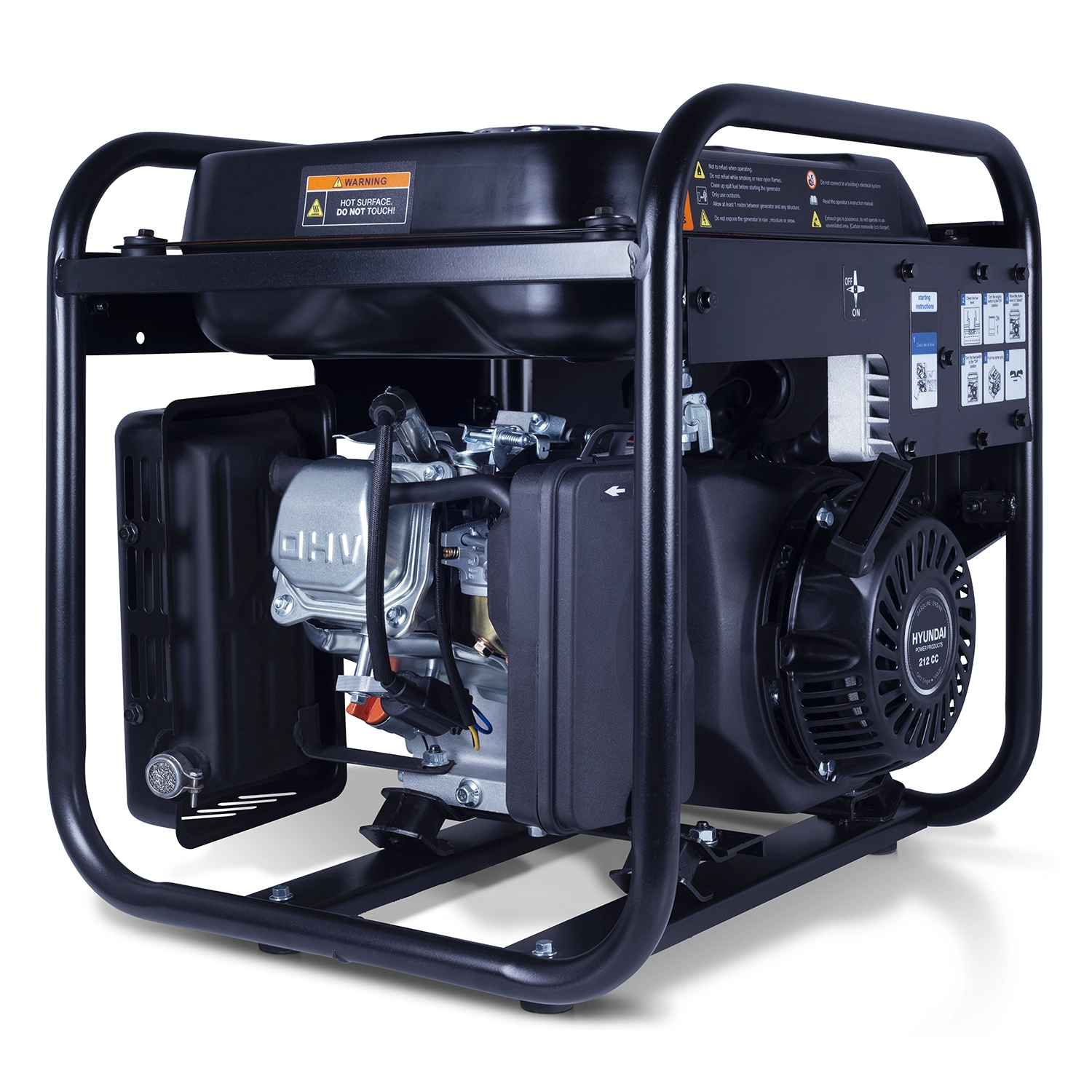 Hyundai 55017 - convertergenerator  - 3200W - 212cc - OHV motor