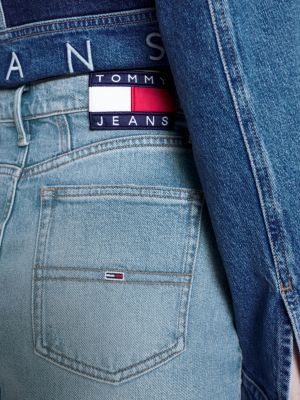Saia jeans Mom Fit de cintura super alta