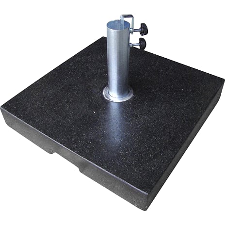 Plano parasolfod sort terrazzo - 40 kg