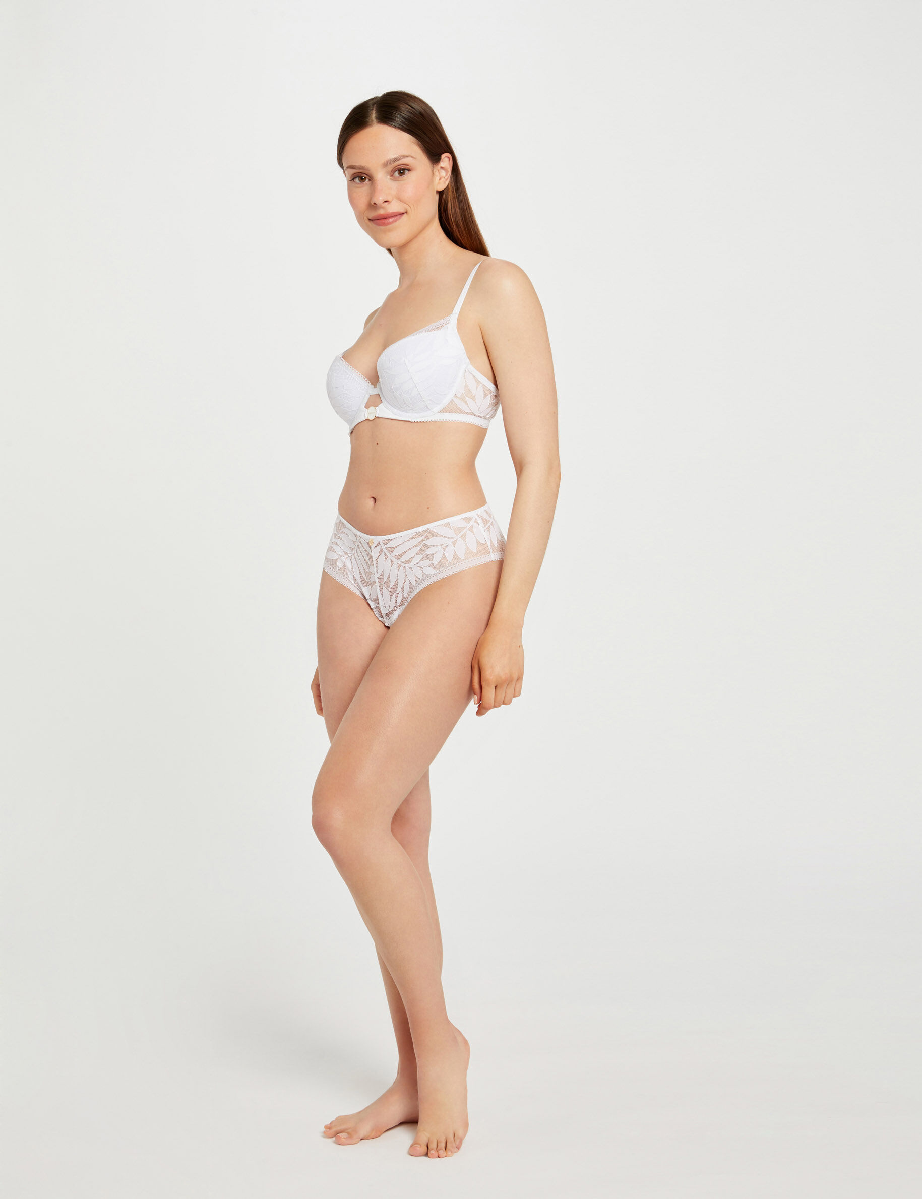 Soutien-gorge coques blanc femme - blanc