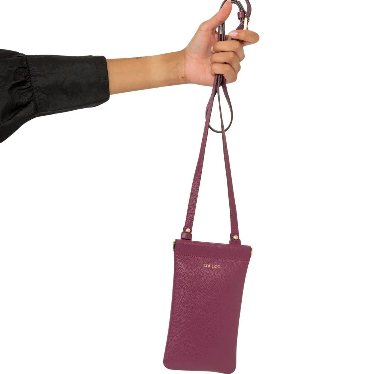 LouLou | Mia | Leren telefoontasjes
