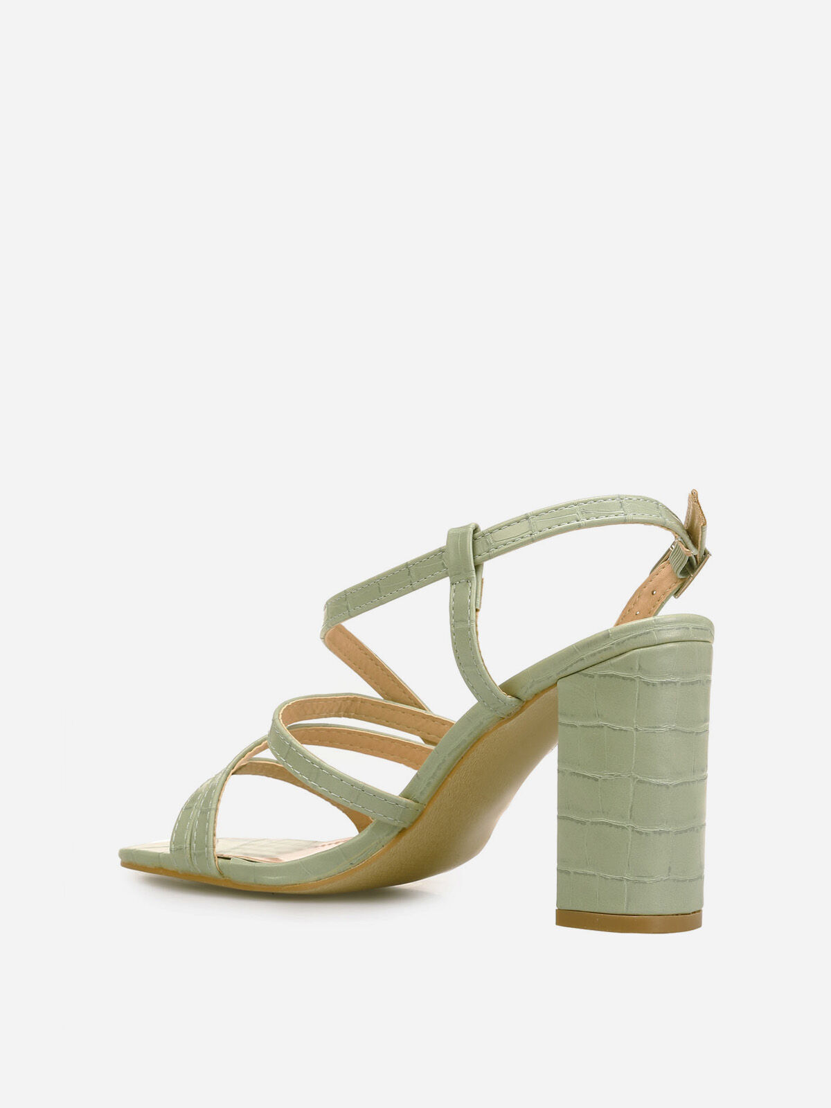 Sandales multi-brides- Vert