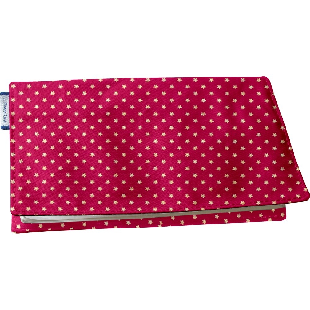 Porte Chéquier Etoile Or Fuchsia