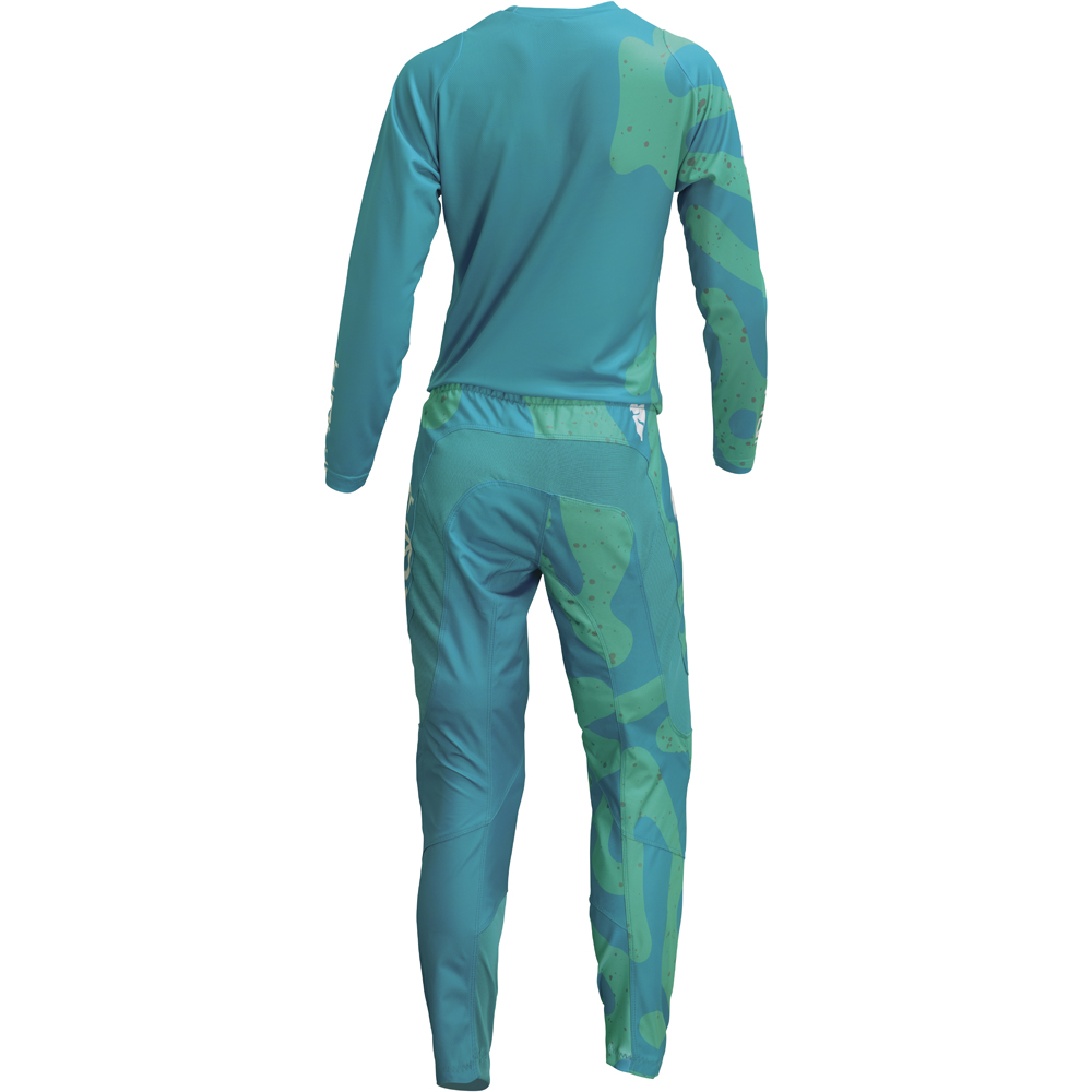 Thor Motocross - Maillot femme Sector Disguise Bleu / Vert