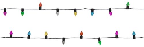 ruban décoratif avec bougie 150 cm