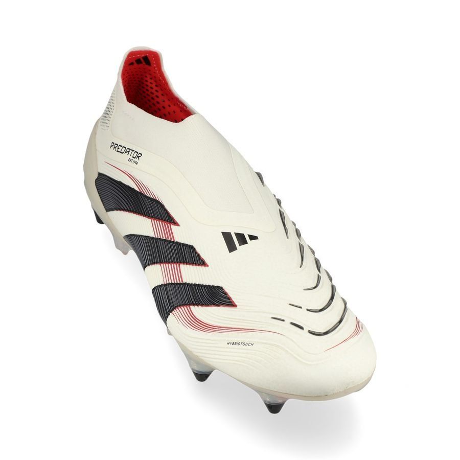 adidas Predator Elite Laceless SG Champagne - Blanc/Noir/Pure Ruby