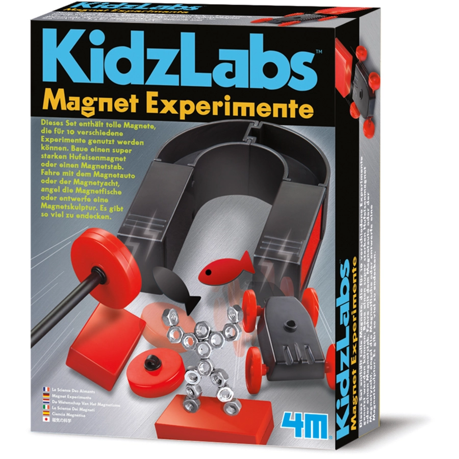 4M KidzLabs - Magnet Experimente Mehrfarbig
