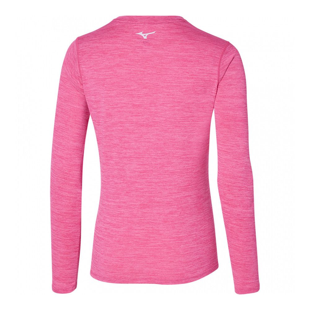 Mizuno IMPULSE CORE - Maillot Femme sangria sunset