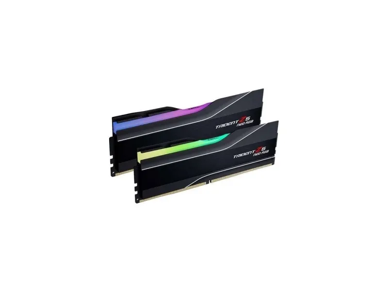 G.Skill Trident Z5 Neo RGB - DDR5 - sæt - 64 GB: 2 x 32 GB - DIMM 288-PIN - 6000 MT/s / PC5-48000 - CL30 - 1.4 V - ikke bufferet - ikke-ECC - mat sort