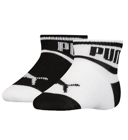 Puma Strømper - 2-pak - Wording - Blåck/White