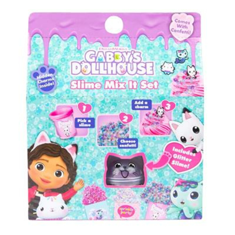 Gabby's Dollhouse Slime Mix It Set