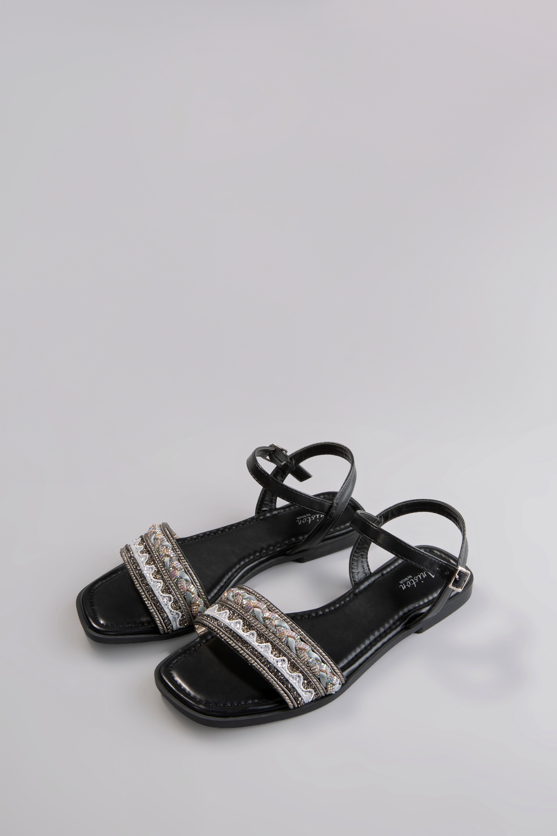 Aniston SHOES Riemchensandale  , Sommerschuh, Sandalette, Glitzersteine - NEUE KOLLEKTION