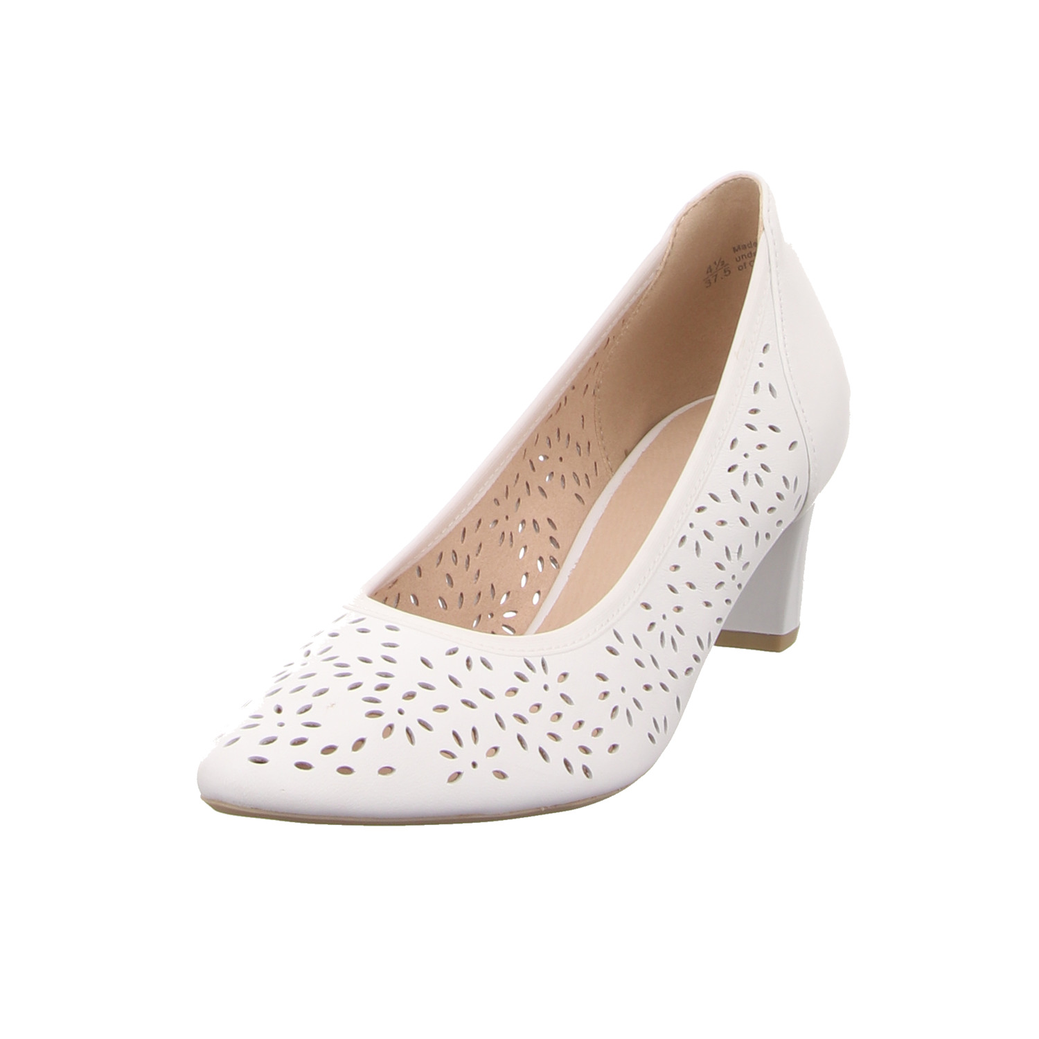 Caprice Pumps weiss/weiss kombi