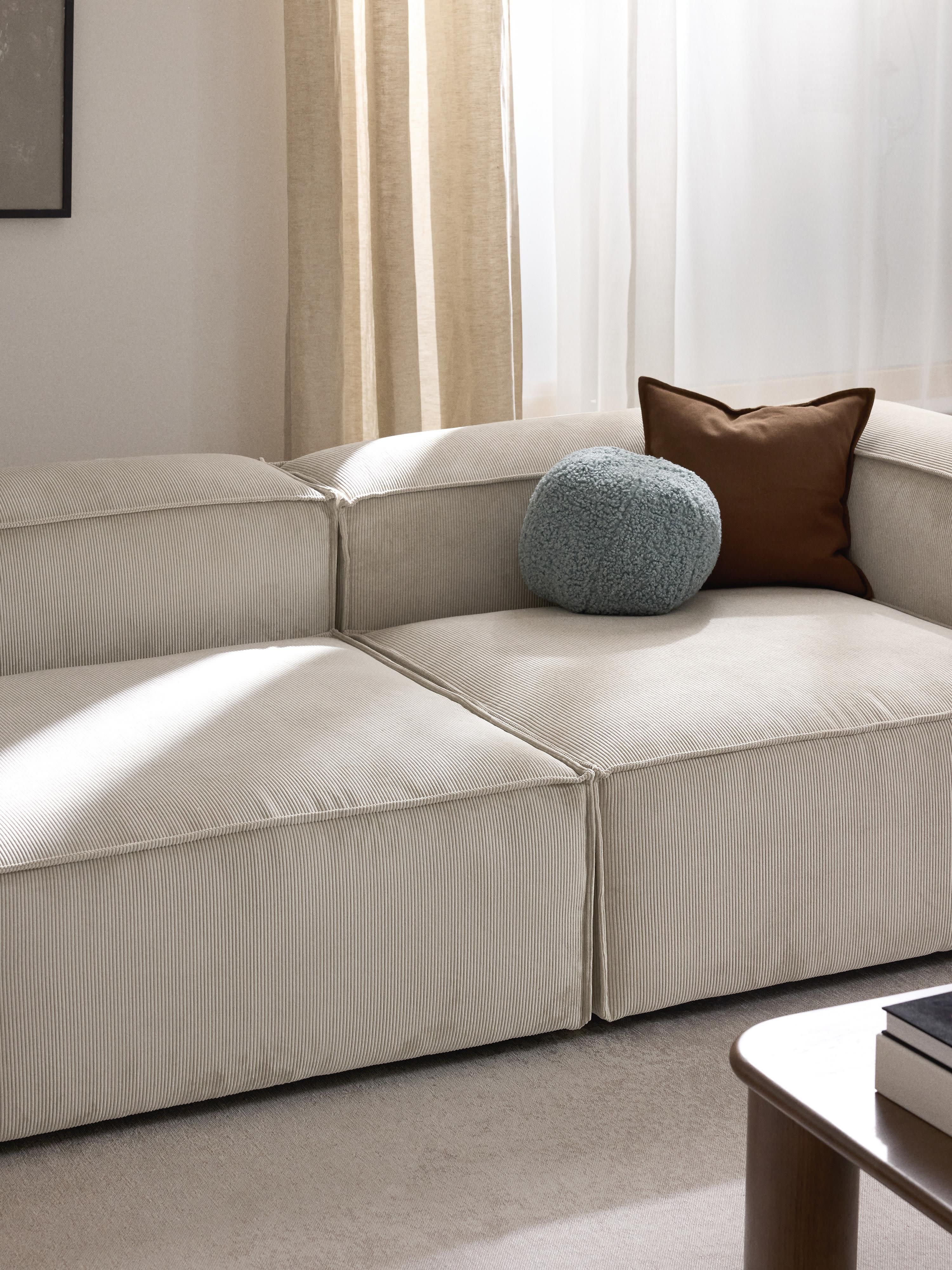 Modulaire XL chaise longue Lennon van corduroy