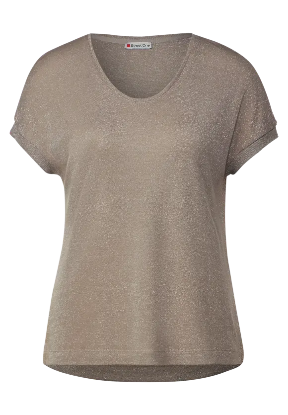 Schimmer T-Shirt - safari beige