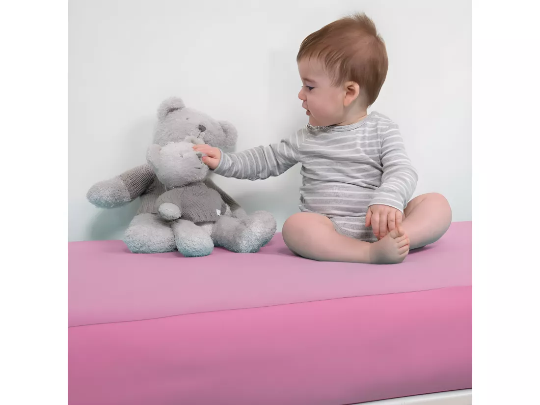 MINEA | Alèse B-Sensible Rose bébé | Impermeable & Anti-acariens