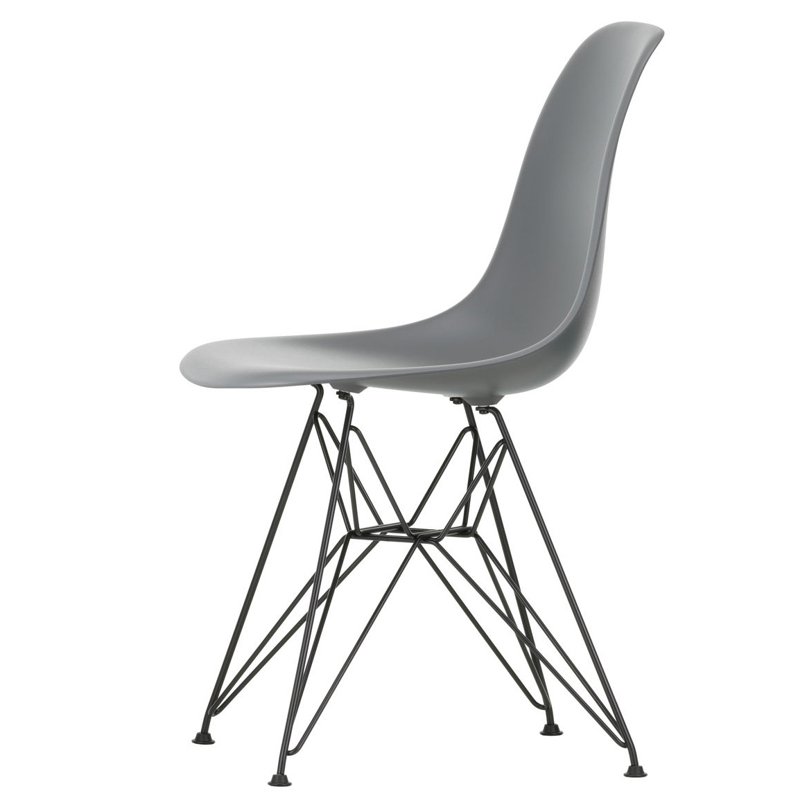 Eetkamerstoel DSR Granite grey RE zwart