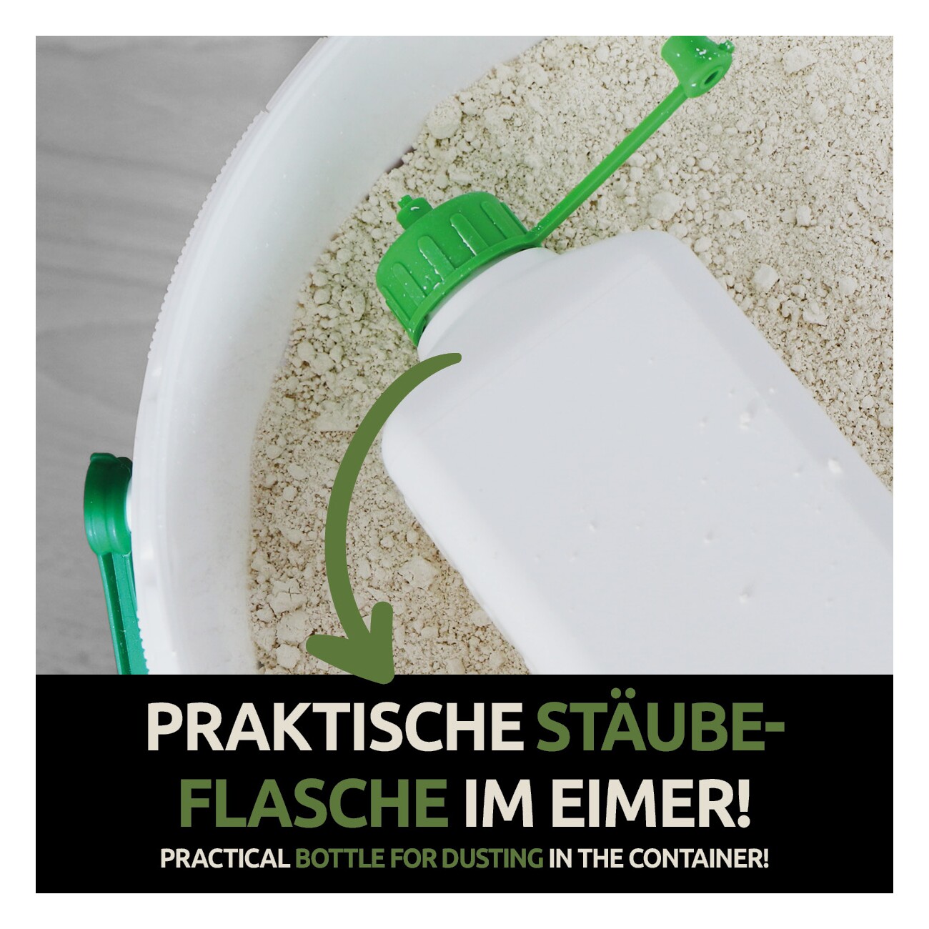 GreenPet Kieselgur KieseVet inkl. Stäuberflasche 4kg