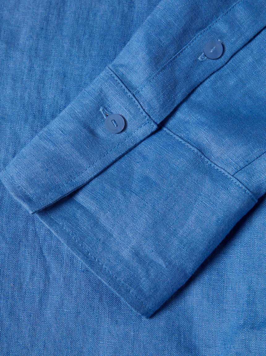 Camisa regular fit em linho