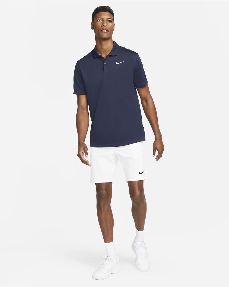 Polo de tennis Nike NikeCourt Bleu Marine pour homme